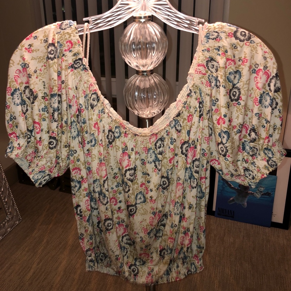 Floral Free People Crop Top🌼